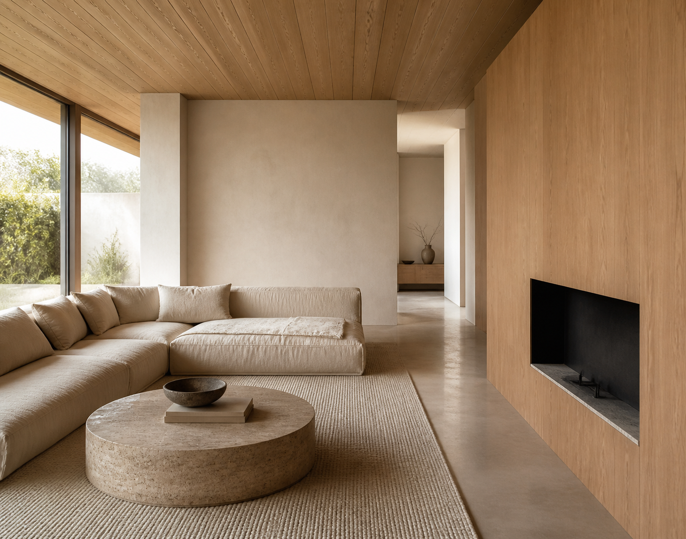Editorial interior study for Why fewer materials can make a room feel richer