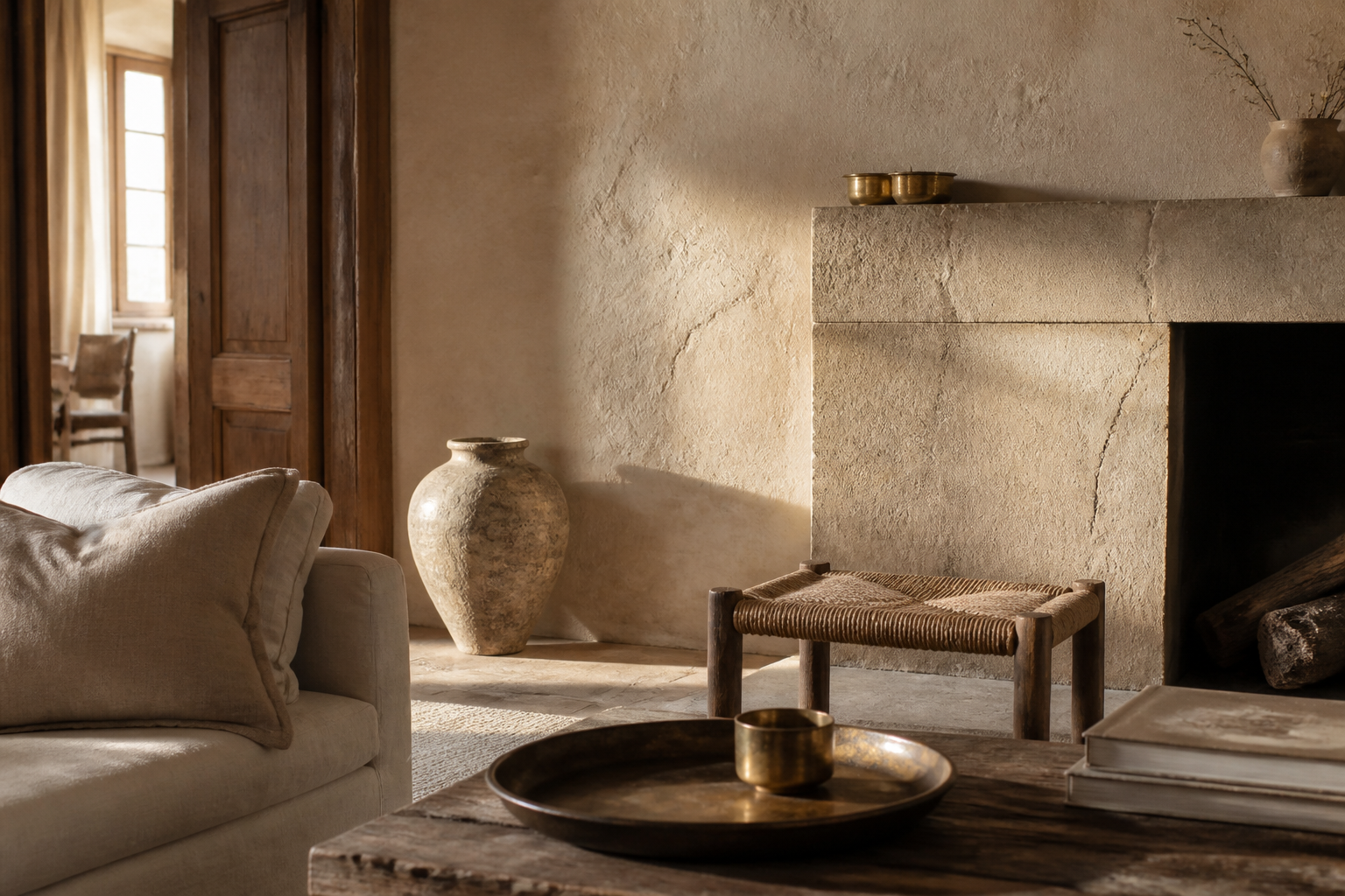 Editorial interior study for What makes a neutral room feel warm