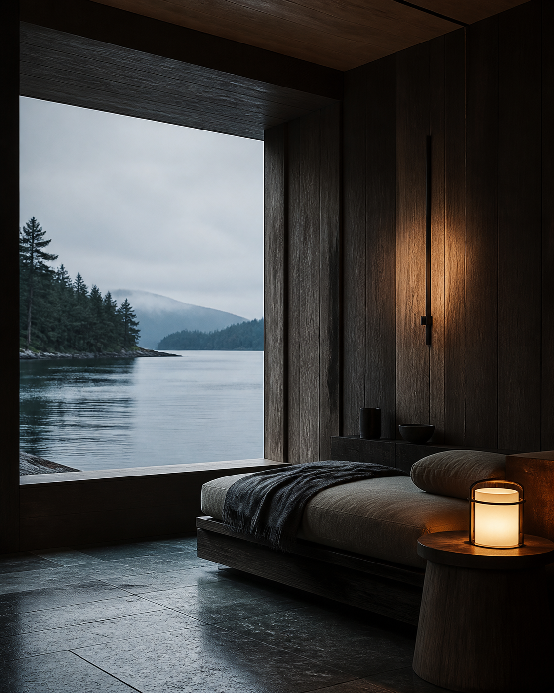 Stillwater Retreat interior concept